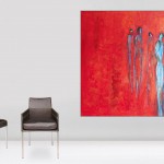 Großformate. Acryl- und Ölmalerei auf Leinwand.